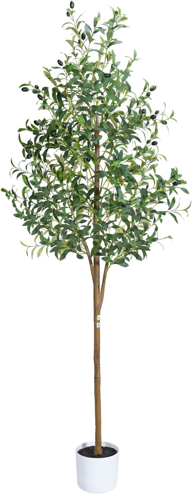 Olive Tree 6FT Fake Tree Faux Plants Indoor with Pot Artificial Tree Nearly Natural Olive Branches and Fruits for Living Room Home Office Decorations