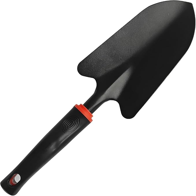 FR Ergonomic Garden Trowel – Heavy-Duty Stainless Steel Hand Shovel for Digging, Weeding & Transplanting (Comfort Grip)