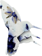 Set of 24 Purple Hummingbird Seed Paper – Writable & Plantable Wildflower with Envelopes & Planting Guides, Gift for Plant Lover, Use for Funeral, Memorial, & Celebration of Life