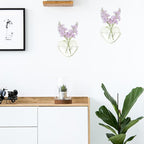 XXXFLOWER Wall Hanging Glass Terrariums，Clear Planters Propagation Station Glass Flower Vase,Air Plant Terrariums for Hydroponic Plants,Home Office Decor,Gifts,Heart-Shaped Set of 2