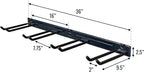 StoreYourBoard 36" Garage Tool Organizer Wall Mount | Garden Tool Organizer System | Heavy Duty Garden Tool Storage Rack for Yard Tools Rakes Shovels 250lbs Garage Organization | 4 PVC Coated Hooks