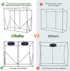 Ohuhu Tomato Greenhouse for Outdoors: Portable Lean to Green House Heavy Duty with Roll-Up Zippered Door, Tall Plastic Greenhouses for Outside Plants Growing Shed Tent for Backyard, 6.6x2.5x5.6 FT