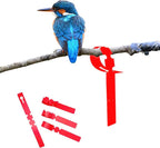 DaTpuik 100Pcs Red Plant Tags Wrap Around Tree Tags Markers Ties Removable Adjustable Attach Garden Labels (8.27"x0.8")