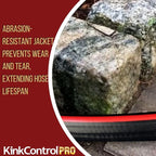 Kink Control Pro Garden Hose, Water Hosewith Superior UV Resistance, Ergonomic Grip, High Burst Strength, Triple Frame Technology for Kink Resistance, 25 Ft