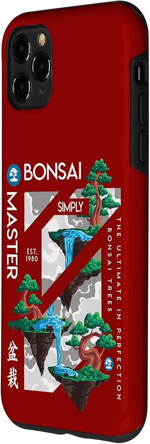 iPhone 11 Pro Max Zen Bonsai Tree Niwaki Japanese Garden Art Botanists Case