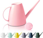 Watering Can for Indoor Outdoor Plants, Modern Small Watering Cans with Removable Nozzle, Long Spout Watering Can for Indoor Bonsai Plants Garden Flowers 1/2 Gallon 1.8L 60OZ (Pink)