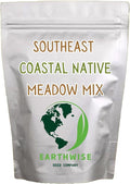 Earthwise Southeast Native Meadowscaping Seed Mix – Pollinator Friendly, Organic, Supports Wildlife, Multi-Season Color, Low Maintenance, Chemical-Free, Pet Safe – Covers Up to 1,000 sq ft, 1/2 lb