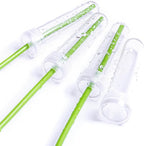 20Pcs Flower Water Tubes, 4cm Long Plastic Floral Hydration Vials with Caps, Clear Water Storage for Fresh Flower Preservation, Cut Flower Hydration for Bouquets Arrangements DIY