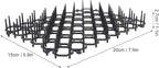 Agatige 12PCS Cat Deterrent Mat, 6 X 8 in PP Scat Mat Cat Spikes Blocker for Keeping Away Pet Dogs Protecting Plants
