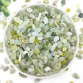 YISZM 2LB Succulent and Cactus Jade Pebbles, 3/8 Inch Natural Decorative Polished Stones, River Rocks for Indoor Plants, Vases, Planters and Outdoor Gardening