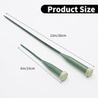 50 Pack Extendable Stem Water Tubes with Caps for Flowers, Extendable Vials for Floral Arrangements, Essential Florist Supplies (6 and 12 Inches)