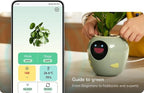 New 2026 Ai Smart Planter – Extra Large Interactive Plant Pot, Pet Plantagotchi, robot, Leafypod and Plantiboy, Robot Flower Pot with Feelings, Indoor Flowerpot with Water, Digital Gifts (Yellow)
