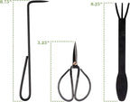 BambooMN Bonsai Tool Kit 5pc Basic Care Set - 3 Sets