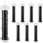 Qualirey Fly Traps for Indoor Outdoor Hanging Fruit Fly Stick Trap Sticky Mosquito for Home Insect 10 x 2.5 Inches(Black,8 Pcs)