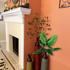 Fake Bird of Paradise Plant Artificial Banana Tree 30 Inch 2 Pack, Tropical Monstera Plants Big Leaves Faux Palm Leaf Greenery Shrubs Indoor Outdoor Home Garden Office Farmhouse Verandah Wedding Decor