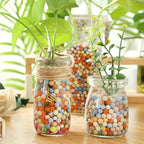 180g Garden Soil,Clay Pebbles Gardening Ceramsite Orchid Rocks Drainage Water Purification Ceramsite Decor Cultivation Soil Stone Horticultural Grade for Soil Hydroponics Aquaponics,Diameter 8-10mm