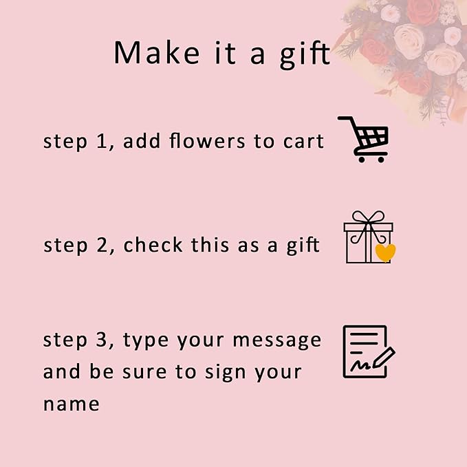 Vrioca Flowers for Delivery, Preserved Flowers Bouquets, Birthday Gifts for Women Mom