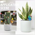 CRASPIRE 2 Styles Butterfly Plant Decoration Flower Pot Suncatcher Acrylic Garden Stake Hanger Decor Blue Yellow Butterflies Catcher Hugger for Art Indoor Outdoor Patio Pots Yard Farmhouse