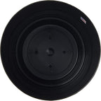 Root & Vessel Majestic Full Depth Round Cylinder Pot, Glossy Black, 8-Inch (10088)