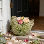 Vintage Cement Animal Planter Pots,Cement Succulent Planter,Indoor & Outdoor Garden Decor Rustic Shabby Flower Plants for Home,Patio,Balcony(Bird)