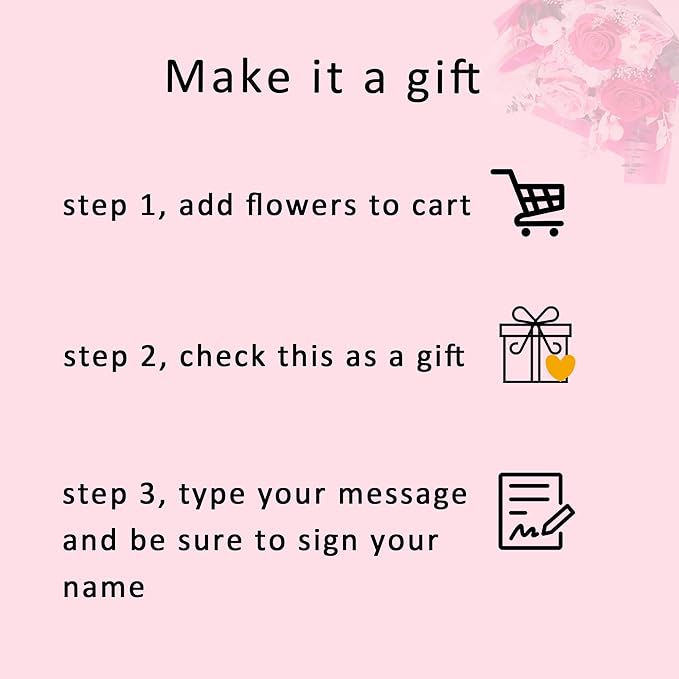 Vrioca Flowers for Delivery, Preserved Flowers Bouquets, Birthday Gifts for Women Mom