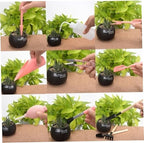 Tools, 16pcs/Set Mini Gardening Tool Set Transplanting Tool Garden Kit Transplanting Tools for Indoor Garden Plant Care(Pink), Gardening