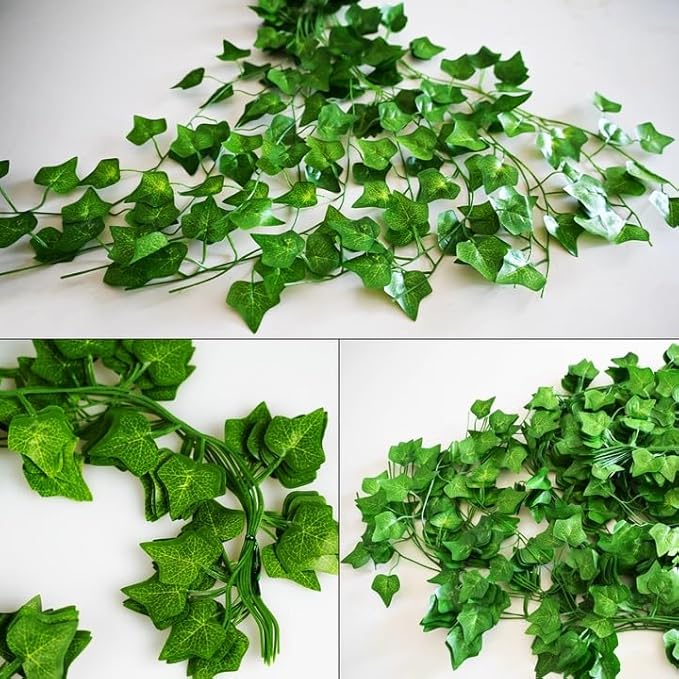 270 Feet 36 Pack Fake Vines for Room Decor, Artificial Ivy Greenery Garland Vine Leaves, for Bedroom, Garden Wall, Indoor Outdoor