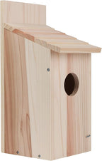 Bird House for Outside,Wooden Clearance Humming Bird Cedar Blue Bird Box House,Wren Cedar Finch House,DIY, 1Pack