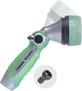 Melnor 65095-AMZ RelaxGrip Nozzle with QuickConnect Product Adapter Amazon Bundle, Metal 7-Pattern Twist