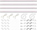 Barrina Grow Lights for Indoor Plants, Full Spectrum Sunlight, 2ft 40W (4 x 10W, 250W Equivalent), LED Grow Light Bulbs, T5 Grow Lights, Plug and Play, Pinkish White, 4-Pack