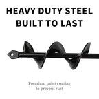 Garden Auger Drill Bit for Planting – 1.6x9 Inch Garden Auger,Rapid Planter Bulb & Bedding Plant Auger for 3/8" Hex Drive Drill – Ideal Bulb Planter Tool for Tulips