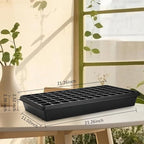 RooTrimmer 10 Pack 1020 Trays No Holes and 10 Pack 72 Cell Seed Starter Tray, 20" x 10" - Heavy Duty Reusable Plastic Seed Starter Kit for Microgreens, Seed Germination & Plant Propagation (10 Sets)