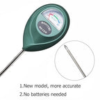 XLUX Professional Soil Moisture Meter (Since 2015) - Heavy Duty 304 Stainless Steel Probe & 100% Virgin ABS, Dual-Calibrated Soil Hygrometer for Garden, Indoor & Outdoor Plants (Upgraded Version)