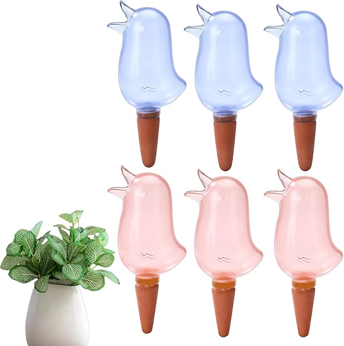 6 Pcs Self Watering Spikes, Indoor Plant Globes - Automatic Irrigation System