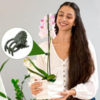 Plant Clips Orchid Clips 60 Pcs Plants Support Clip Flower and Vine Clip Plant Garden Clipss for Climbing Plants Supporting Stems Vines Stalks Grow Straight Upright Indoor Outdoor Orchid Accessories