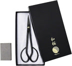 Wazakura Japanese Bonsai Trimming Care Kit Made in Japan, Satsuki Bonsai Scissors 7inch(180mm) + Sap Rust Eraser Gift Box Set