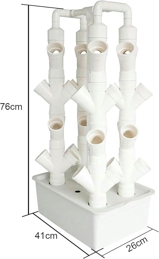 FLTRGO Indoor Hydroponic Growing System, Freestanding Planting Tower Set,Plant Vertical Hydroponics, Hydroponic Planter, for Herb Vegetable