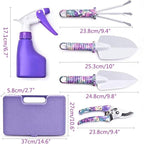 5PCS Gardening Tool Set Plant Care Mechanics Kit Pruning Tools with Carrying Case