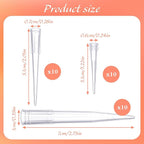 LXUEJIE 60Pcs Flower Stems Holder, Floral Water Tubes, Flower Picks Flowers Arrangements Sleeves Flowers Bouquet Accessories for Plant, Bouquet Accessories, Florist Supplies（A Hole in the Bottom）