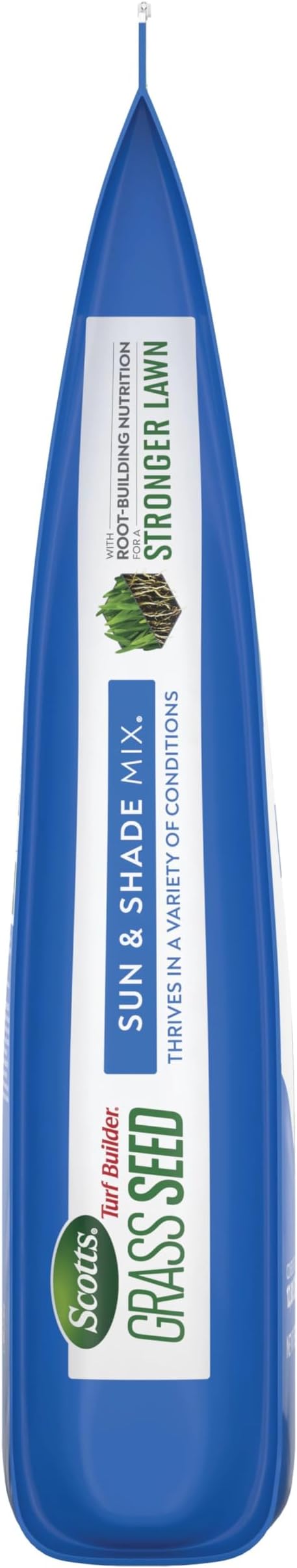 Scotts Turf Builder Grass Seed Sun and Shade Mix - Grass Seed Plus Lawn Fertilizer and Soil Improver, Covers Up To 12,800 sq. ft., 32 lb.