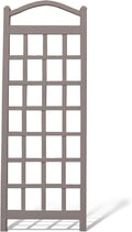 Dura-Trel PVC Garden Trellis for Climbing Vine Plants, Cambridge, Mocha, 28" x 76"