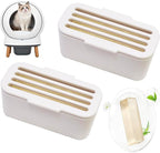 2 Pack Pet Odor Eliminator Compatible with PetSafe SmartSpin Self-Cleaning Cat Litter Box Self-Cleaning Cat Litter Box, Odor Removing Gel Deodorizer Replacement,Odors Control