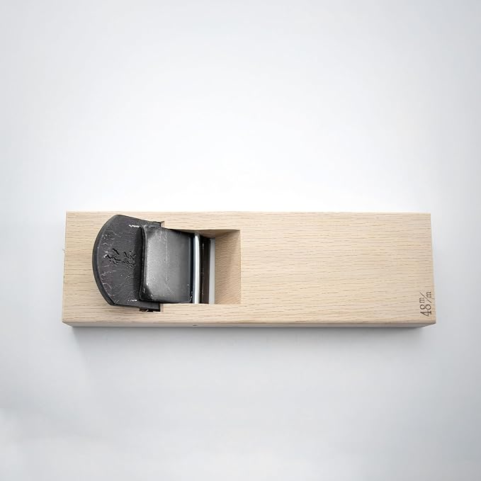 Wazakura Japanese Hand Plane (Kanna) for Smoothing, Woodworking Tool, Made in Japan (48mm)