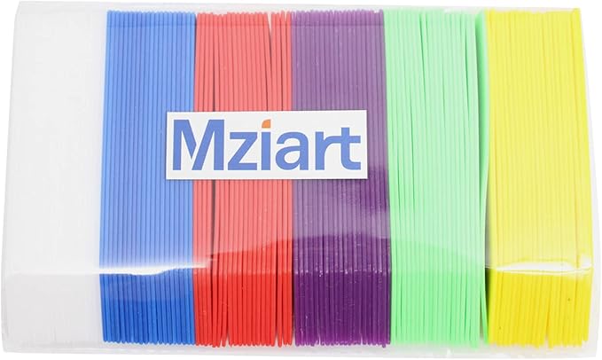 Mziart 120Pcs 4 Inches Plastic Plant Tags Waterproof Nursery Garden Plant Labels Stakes Pot Markers, Multicolor