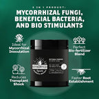 DYNOMYCO Spark WP Mycorrhizal Fungi, 11oz Wettable Powder – 3-In-1 Root Enhancer Amplifies Nutrient Uptake & Yield – Treats 70Plants, Indoor/Outdoor Bio-Stimulant – Dissolves Fast in Seed Starter Soil
