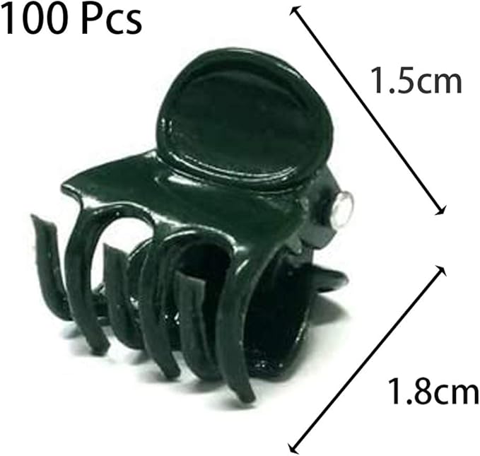 100 Pcs Plastic Plant Support Clips Trellis Clips Garden Clips Tomato Clips for Climbing Plants, Vegetables Plants Climbing Plants Grape Vine to Grow Upright and Healthier