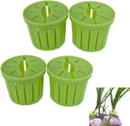 4 Pack Aquarium Plant Holder Fish Tank Plants Pots Anti-Floating Aquarium Plant Weights Aqua Soil Container for Echinodorus Bleheri Live Freshwater Plants Substrate Tabs Fertilizer Stratum