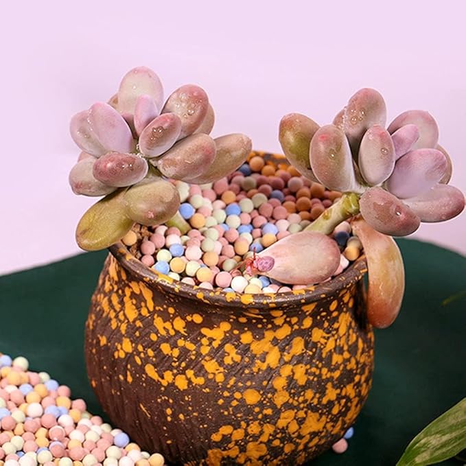 180g Garden Soil,Clay Pebbles Gardening Ceramsite Orchid Rocks Drainage Water Purification Ceramsite Decor Cultivation Soil Stone Horticultural Grade for Soil Hydroponics Aquaponics,Diameter 8-10mm