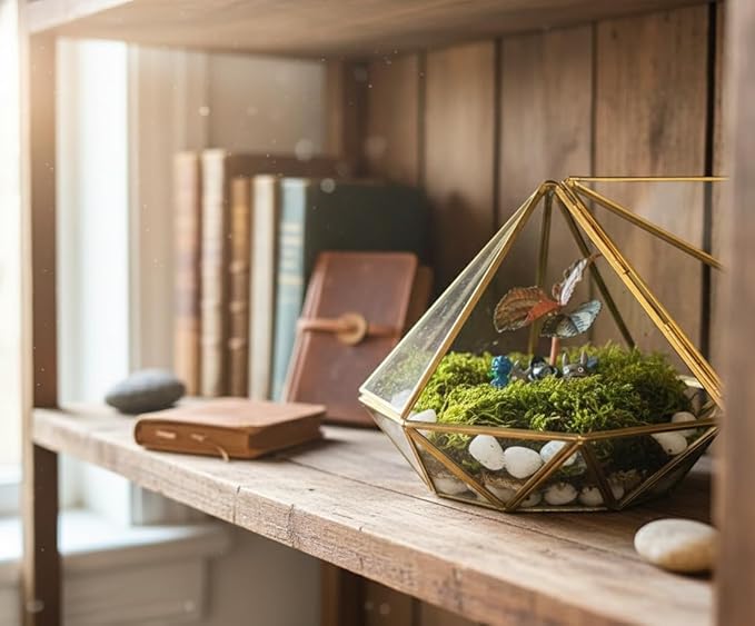 DIY Terrarium Kit | Pebbles Sphagnum Moss Activated Carbon Burlap Peat Moss Tools | Terrarium Supplies (Advanced)