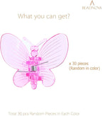 BEADNOVA Orchid Clips 30Pcs Butterfly Plant Clips Orchid Support Clips Vine Clips Plant Clips for Support Flower Orchid Vine (Mix Color, 30PCS)
